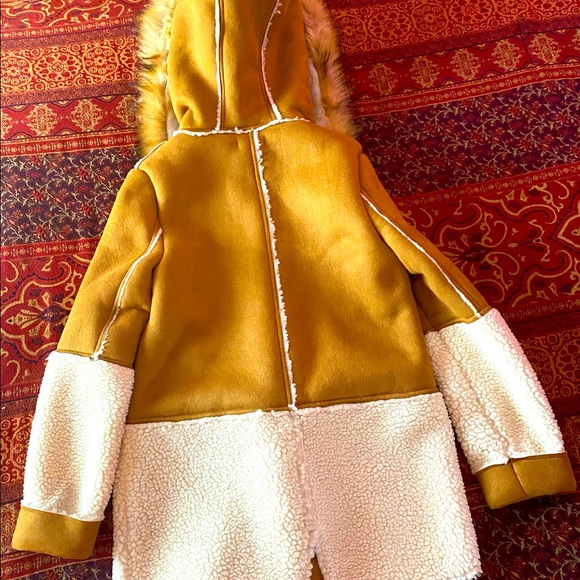 ❄️Shearling Hooded Bomber Jacket❄️ - Picture 3 of 6